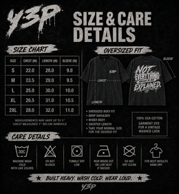 Not Everything Needs to Be Explained Oversized Tee | Y3P Streetwear